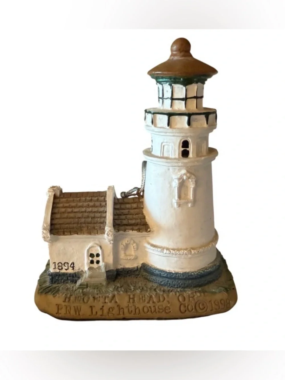 Vintage Heceta Head Lighthouse Oregon Ornament Figurine